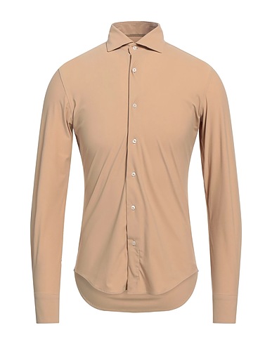 AT.P.CO Camicia tinta unita Sabbia 76% Poliammide, 24% Elastan