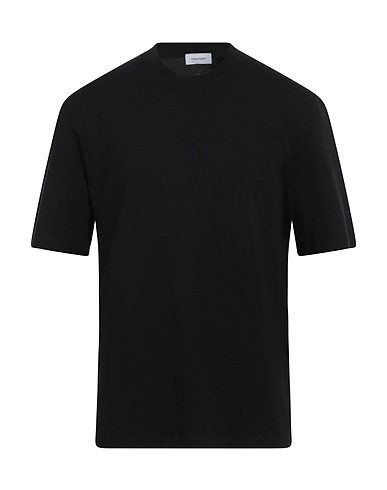 FERRAGAMO Basic T-shirt Black 100% Cotton