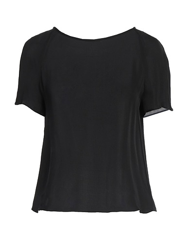 EMPORIO ARMANI Seidentop Schwarz 100% Seide