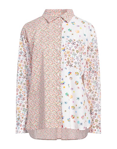 ROBERT FRIEDMAN Patterned shirts & blouses Light green 100% Cotton