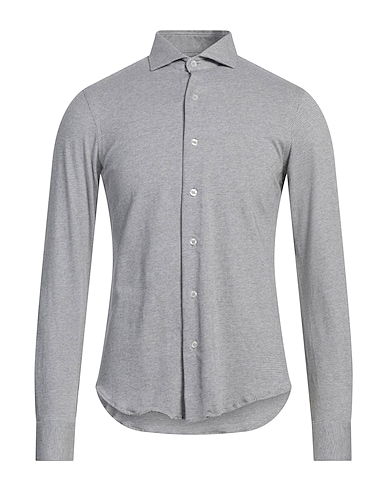 AT.P.CO Patterned shirt Light grey 100% Cotton