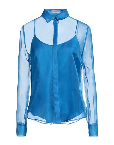 CAMICETTASNOB Silk shirts & blouses Azure 100% Silk