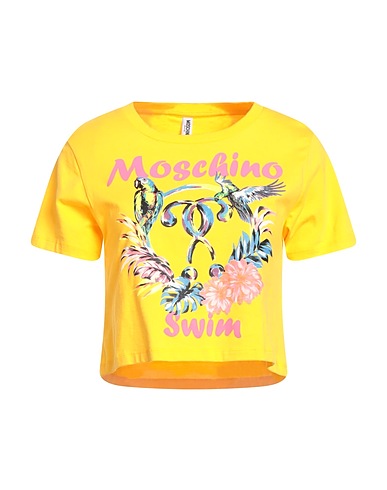 MOSCHINO Crop top SWIM Marigold 100% Cotton
