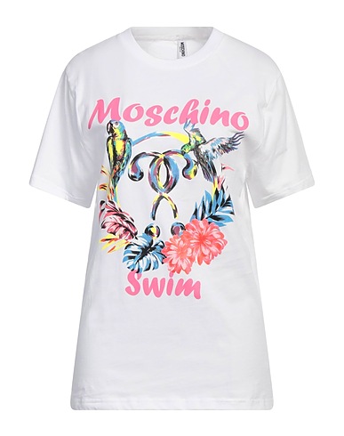 MOSCHINO T-shirt SWIM White 100% Cotton