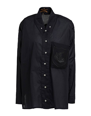 VIVIENNE WESTWOOD ANGLOMANIA Solid colour shirts & blouses Black 100% Cotton