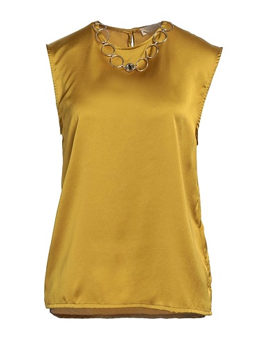 ALMA SANCHEZ Top Mustard 100% Polyester