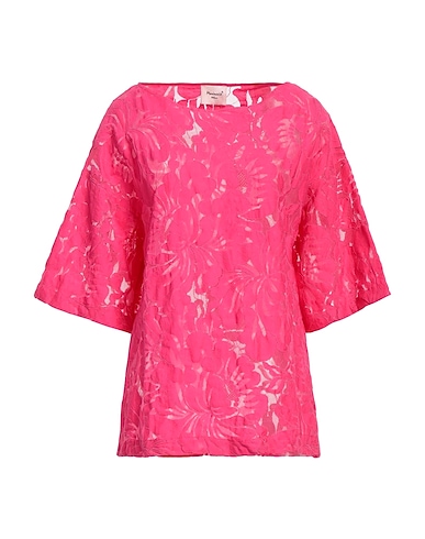 MARIUCCIA Top Fuchsia 48% Cotton, 44% Polyamide, 8% Elastane