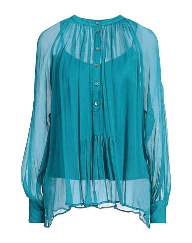CAMICETTASNOB Top Aquamarin 96% Seide, 4% Elastan