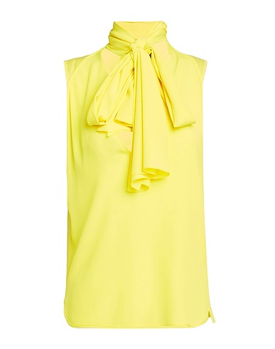 SEVENTY VENEZIA Top Yellow 50% Cotton, 50% Modal, Acetate, Silk