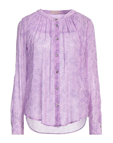 CAMICETTASNOB Patterned shirts & blouses Lilac 100% Viscose