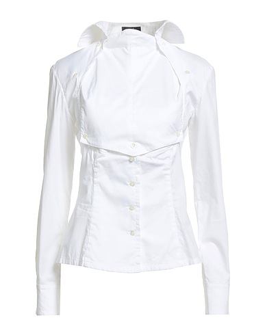 VIVIENNE WESTWOOD ANGLOMANIA Solid colour shirts & blouses White 100% Cotton