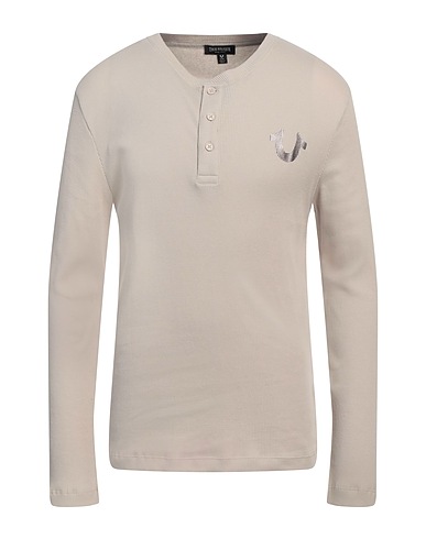 TRUE RELIGION T-shirt Beige 100% Cotone