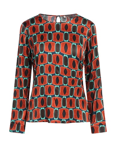 CAMICETTASNOB Top Blu notte 97% Viscosa, 3% Elastan