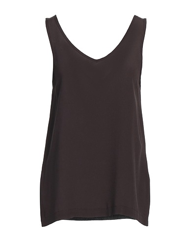 BEATRICE .B Top Cioccolato 65% Acetato, 35% Seta