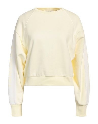 PATRIZIA PEPE Sweatshirt Pastel yellow 100% Organic cotton