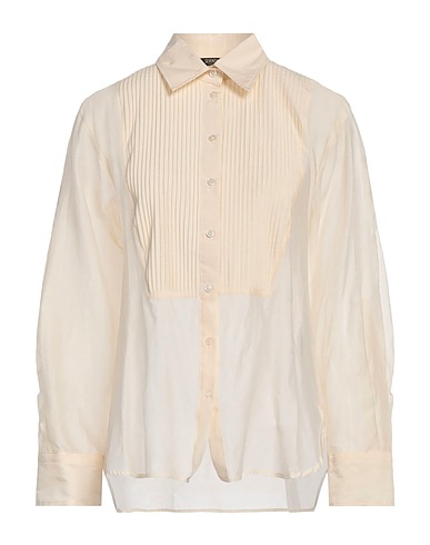 SEVENTY VENEZIA Hemden und Blusen einfarbig Beige 70% Baumwolle, 30% Seide, Polyester, Perlmutt