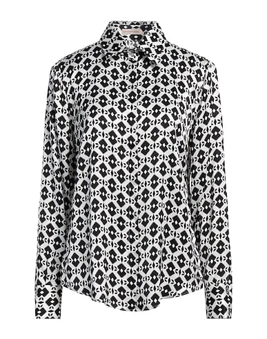 CAMICETTASNOB Patterned shirts & blouses Black 100% Viscose