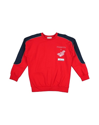 PACIOTTI Sweatshirt Red 95% Cotton, 5% Elastane
