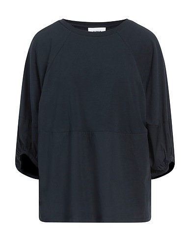 ALPHA STUDIO T-shirt Midnight blue 95% Cotton, 5% Elastane