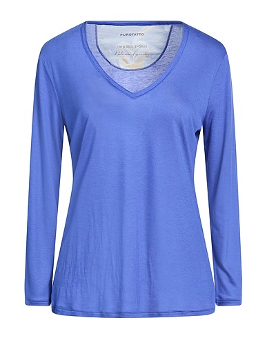 PUROTATTO T-Shirt BLU NAVY 60% Modal, 40% Milch-Protein Faser