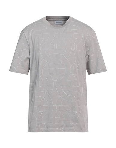FERRAGAMO T-shirt GRIGIO CHIARO 100% Cotton