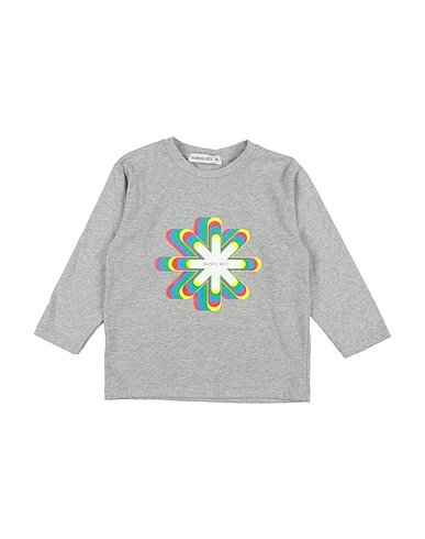 MANUEL RITZ T-shirt Grey 92% Cotton, 8% Elastane