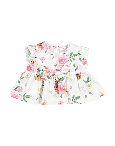 MONNALISA Top White 100% Cotton