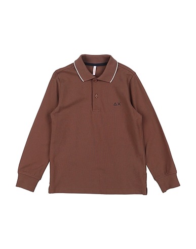 SUN 68 Polo Cioccolato 95% Cotone, 5% Elastan