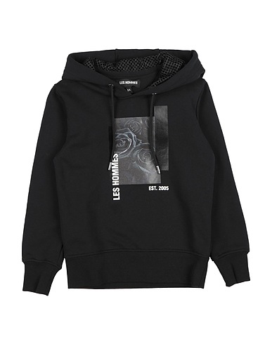 LES HOMMES Hooded sweatshirt 100% Cotton