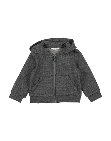 U+É Sweatshirt Black 73% Polyester, 25% Cotton, 2% Elastane