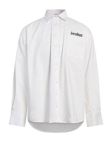 JULIA SEEMANN Solid color shirt White 100% Cotton