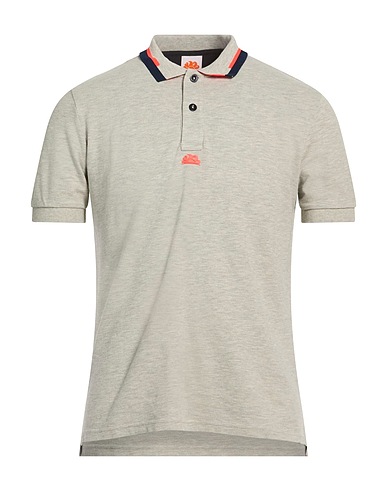 SUNDEK Polo shirt Light grey 100% Cotton