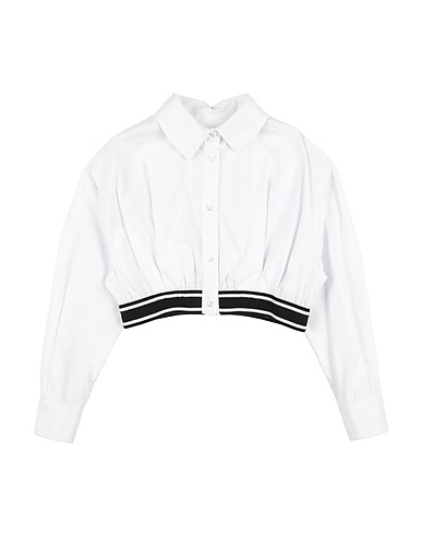MONNALISA Camicie  e bluse fantasia Bianco 100% Cotone