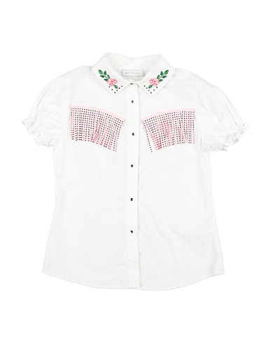 MONNALISA 柄入りシャツ&ブラウス コットン 100%