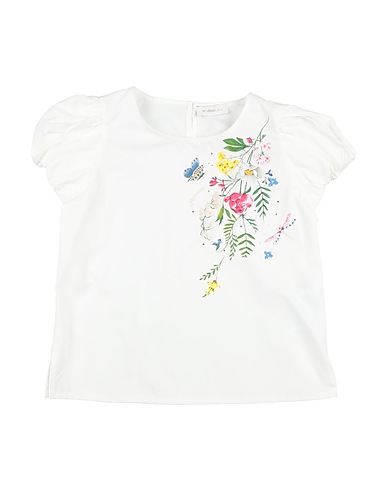 MONNALISA Top White 100% Cotton