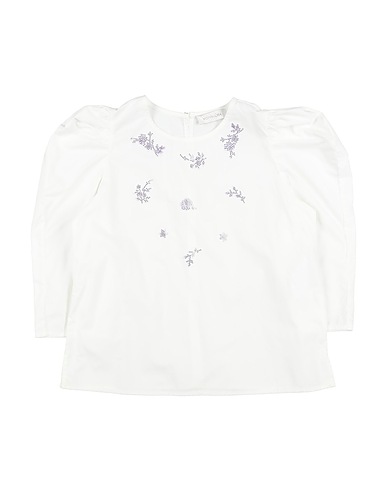 MONNALISA Top White 100% Cotton