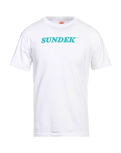 SUNDEK T-Shirt Weiß 100% Baumwolle