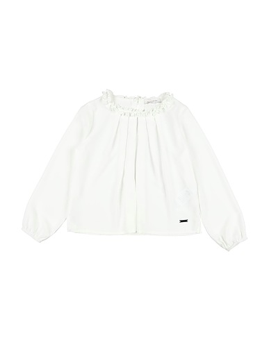 MONNALISA Top White 100% Polyester