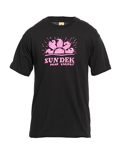SUNDEK T-shirt Black 100% Cotton