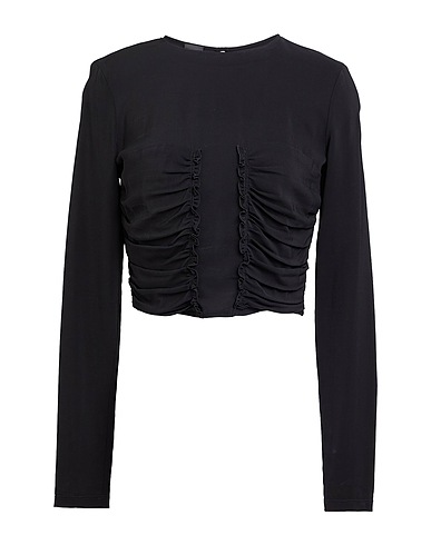 PINKO Top Black 97% Viscose, 3% Elastane