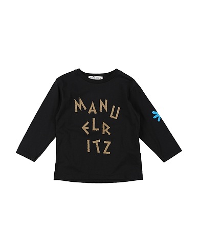 MANUEL RITZ T-shirt Black 100% Cotton