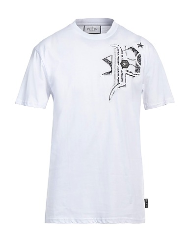PHILIPP PLEIN T-shirt White 100% Cotton, Polyester