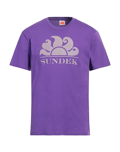 SUNDEK T-shirt Purple 100% Cotton