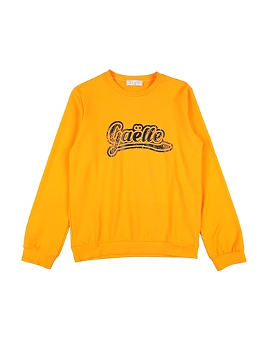 GAëLLE Paris Sweatshirt Orange 96% Cotton, 4% Elastane