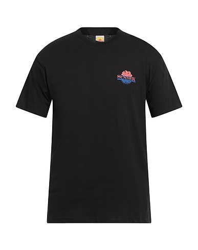 SUNDEK T-shirt Black 100% Cotton