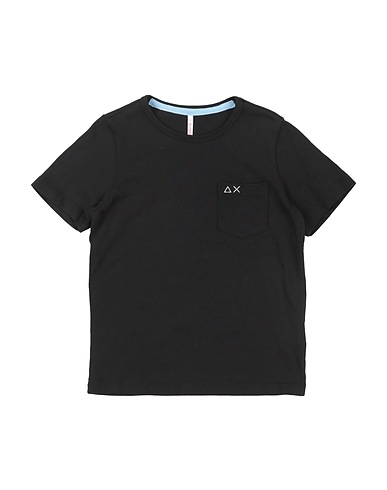 SUN 68 T-shirt Nero 100% Cotone