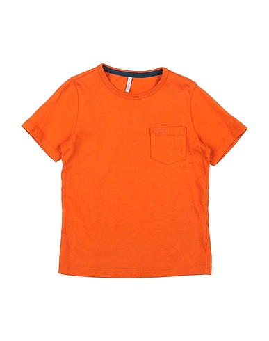 SUN 68 T-shirt Arancione 100% Cotone
