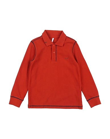SUN 68 Polo Ruggine 100% Cotone