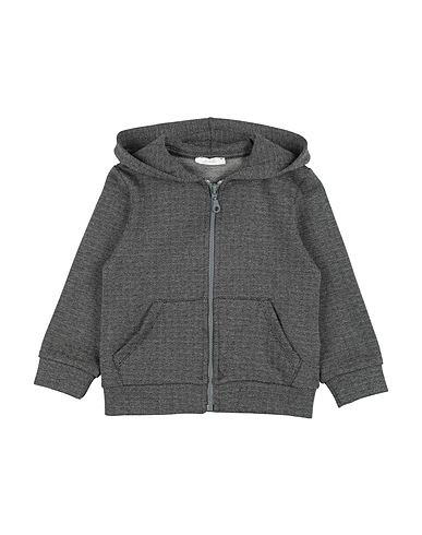 U+É Sweatshirt Black 73% Polyester, 25% Cotton, 2% Elastane