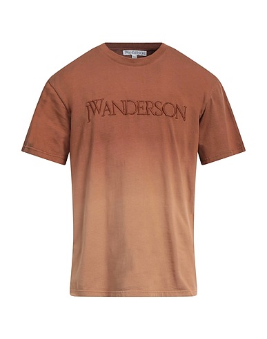 JW ANDERSON T-shirt Brown 100% Organic cotton